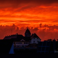 Altshausen im Abendrot