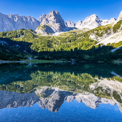 Seebensee -Blickrichtung Coburger Huette