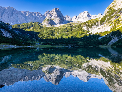 Seebensee -Blickrichtung Coburger Huette