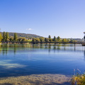 Stein am Rhein Bruecke zur Insel Werd