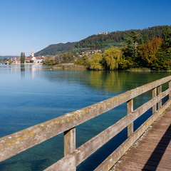 Stein am Rhein Bruecke zur Insel Werd 02