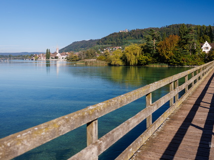 Stein am Rhein Bruecke zur Insel Werd 02