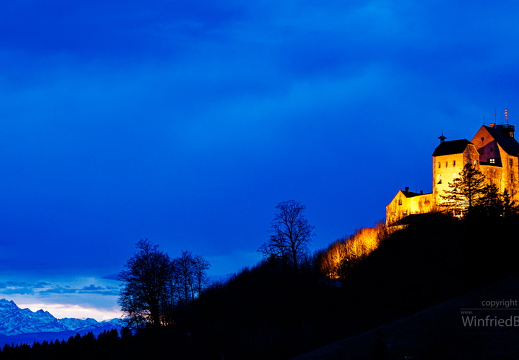 Waldburg mit Blick auf Saentis