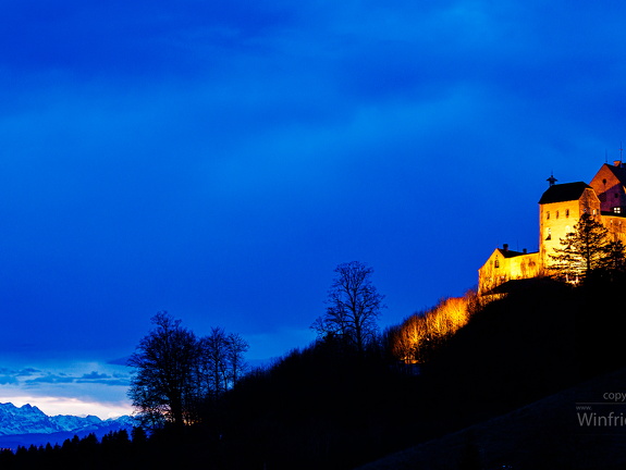 Waldburg mit Blick auf Saentis