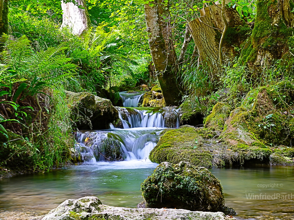 Wasserlauf Bruehlbach -Bad Urach