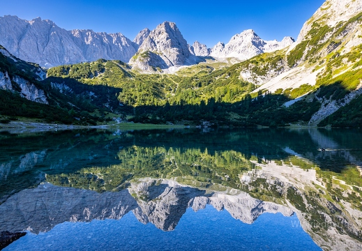 Seebensee, Blickrichtung Coburger Hütte